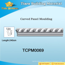 Moulures murales en plastique PU pour le plafond et le mur TCPM069